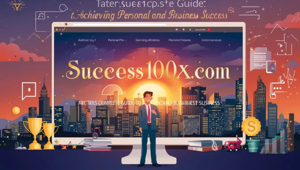 Success100x.com Factors Growth Mindset Diagram