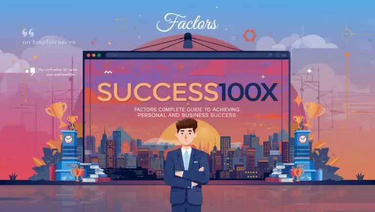 Success100x.com Factors Growth Mindset Diagram