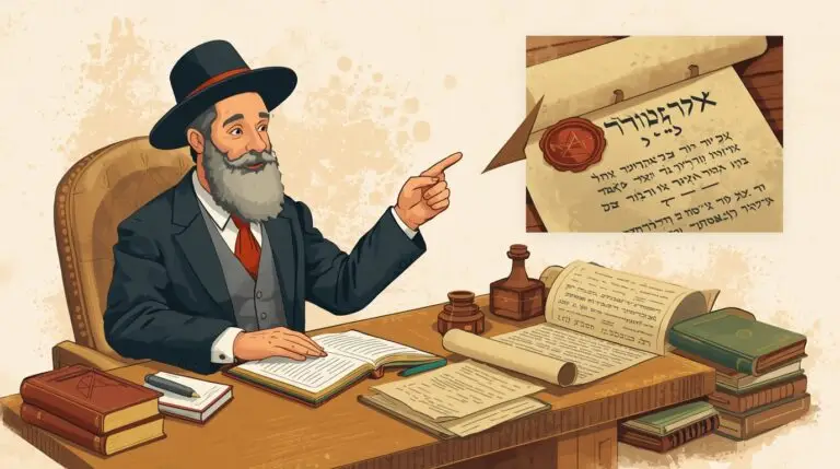 Illustration showing a business partnership handshake symbolizing a Heter Iska loan agreement in Jewish finance.